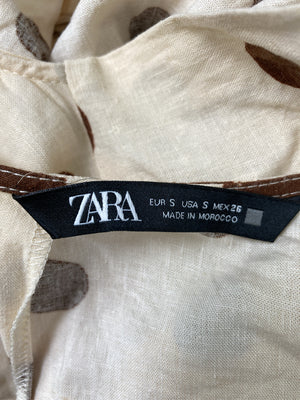 ZARA/ザラ/シャツ/ブラウス/トップス/アイボリー/EUR S/USA S/MEX 26
