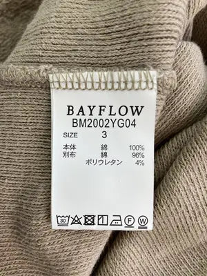 BAYFLOW/ベイフロー/スウェット/トップス/ベージュ/3