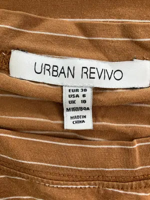 URBAN REVIVO/Tシャツ/カットソー/トップス/ブラウン/M