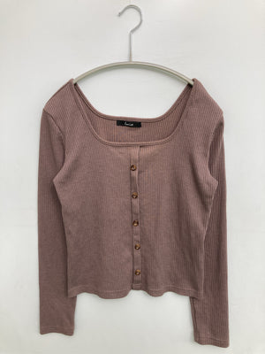 louise/Tシャツ/カットソー/トップス/ベージュ/M