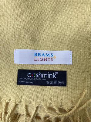 BEAMS LIGHTS/ビームスライツ/ストール/ショール/ファッション雑貨/イエロー