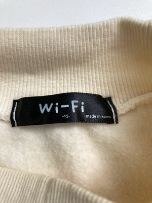 Wi-Fi/ワイファイ/スウェット/トップス/ホワイト