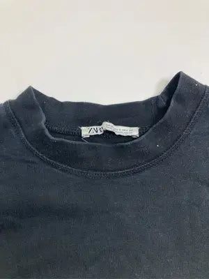 ZARA/ザラ/Tシャツ/カットソー/トップス/ブラック/EUR S