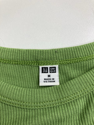UNIQLO/ユニクロ/Tシャツ/カットソー/トップス/ライトグリーン/M