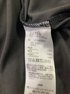 earth music&ecology/アースミュージックアンドエコロジー/Tシャツ/カットソー/トップス/ブラック/F