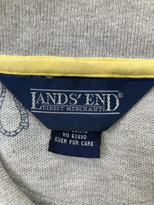 LANDS' END/ランズエンド/ポロシャツ/トップス/グレー/M
