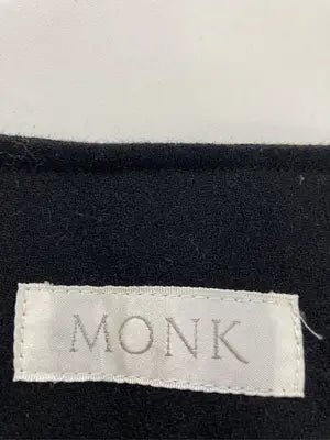 MONK/ノーカラージャケット/ジャケット/アウター/ブラック
