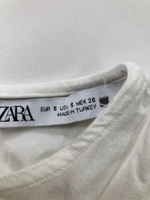 ZARA/ザラ/シャツ/ブラウス/トップス/ホワイト/S
