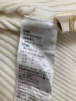 FA/Tシャツ/カットソー/トップス/アイボリー/F