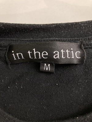 in the attic/Tシャツ/カットソー/トップス/ブラック/M