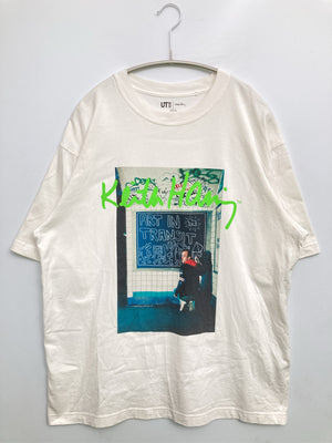 UNIQLO/ユニクロ/Tシャツ/カットソー/トップス/ホワイト/L