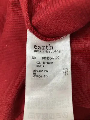 earth music&ecology/アースミュージックアンドエコロジー/ニット/セーター/トップス/レッド/M