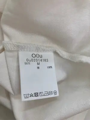 O0u/Tシャツ/カットソー/トップス/アイボリー/M
