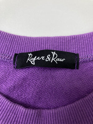 ROGER AND RAW/ロジャーアンドロウ/スウェット/トップス/パープル/M