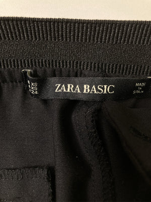 ZARA/ザラ/スラックス/パンツ/ブラック/EUR XS/USA XS/MEX 24