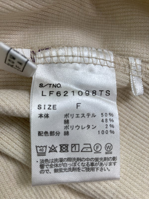 LOWRYS FARM/ローリーズファーム/Tシャツ/カットソー/トップス/ベージュ/F