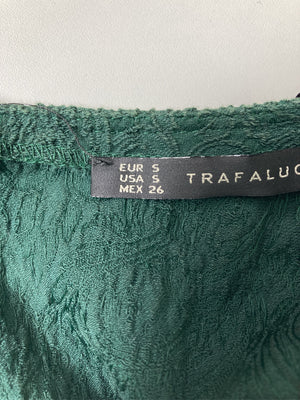 ZARA TRAFALUC/ザラトラファルック/ノースリーブ/トップス/グリーン/S