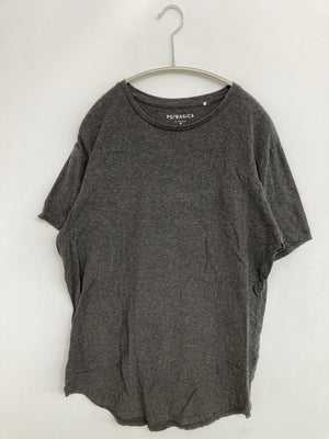 PS/BASICS/Tシャツ/カットソー/トップス/グレー/M