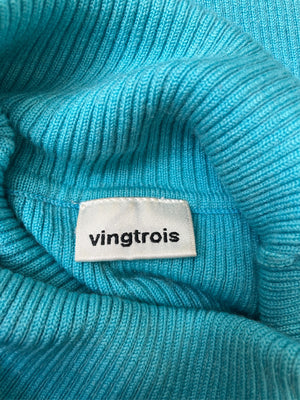 vingtrois/バントロワ/ニット/セーター/トップス/スカイブルー