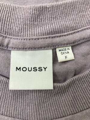 MOUSSY/マウジー/Tシャツ/カットソー/トップス/パープル/F