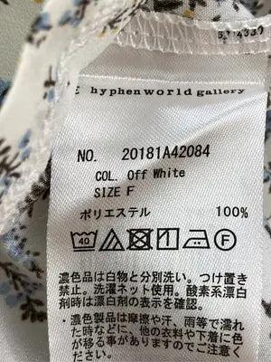 E hyphen world gallery peace/イーハイフンワールドギャラリーピース/シャツ/ブラウス/トップス/アイボリー/F