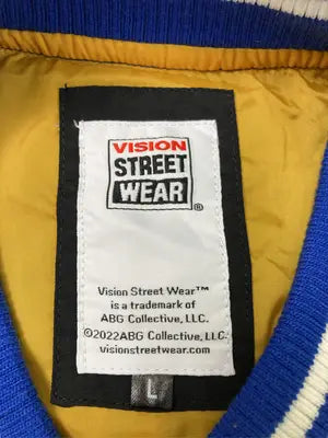 VISION STREET WEAR/ヴィジョンストリートウェア/スカジャン/ジャケット/アウター/ブルー/L