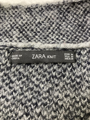 ZARA/ザラ/ニット/セーター/トップス/グレー/EUR M/USA M/ MEX 28