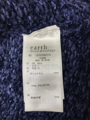 earth music&ecology/アースミュージックアンドエコロジー/ニット/セーター/トップス/ネイビー/F