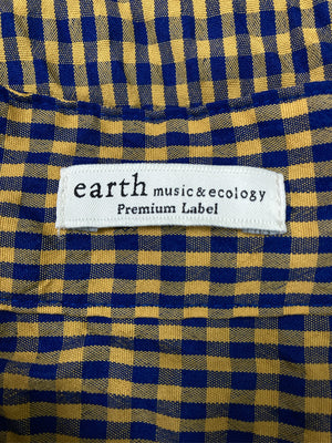 earth music&ecology/アースミュージックアンドエコロジー/シャツワンピース/ワンピース/ドレス/ブルー/F