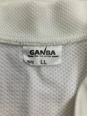 GANBA/Tシャツ/カットソー/トップス/ホワイト/LL