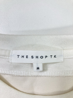 THE SHOP TK/ザショップティーケー/Tシャツ/カットソー/トップス/ホワイト/M