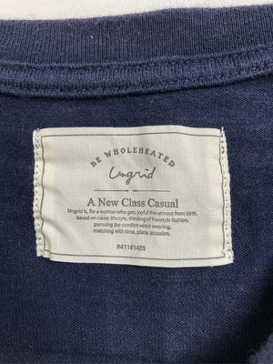 Ungrid/アングリッド/Tシャツ/カットソー/トップス/ネイビー/F
