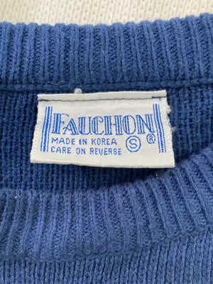 FAUCHON/ニット/セーター/トップス/ネイビー/S