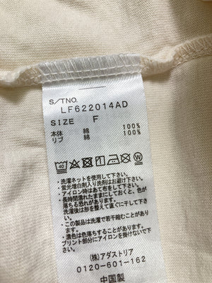LOWRYS FARM/ローリーズファーム/Tシャツ/カットソー/トップス/アイボリー/F