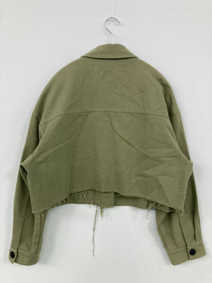 ZARA/ザラ/シャツ/ブラウス/トップス/カーキ/EUR S/USA S/MEX 26