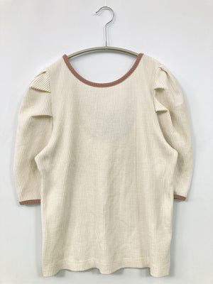 Tシャツ/カットソー/トップス/アイボリー/M