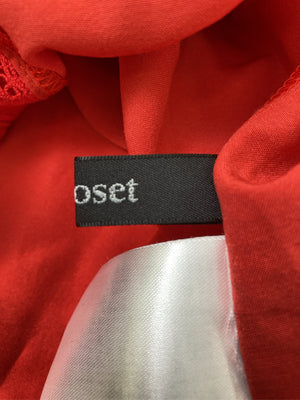 w closet/ダブルクローゼット/シャツ/ブラウス/トップス/レッド/F