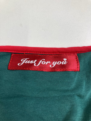 Just for you/Tシャツ/カットソー/トップス/グリーン