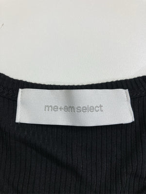 me+em select/ミームセレクト/シャツ/ブラウス/トップス/ブラック/F