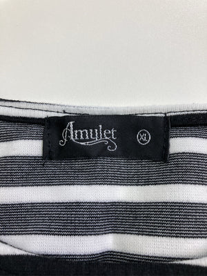 Amulet/アミュレット/Tシャツ/カットソー/トップス/ブラック/XL