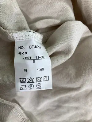 CAFETTY/Tシャツ/カットソー/トップス/ベージュ/S