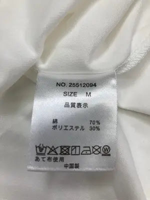 MIRROR STOKE/Tシャツ/カットソー/トップス/ホワイト/M