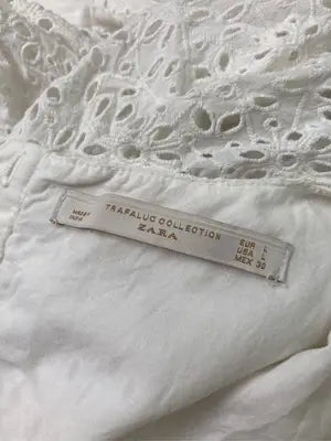 ZARA/ザラ/パンツドレス/ワンピース/ドレス/ホワイト/EUR L