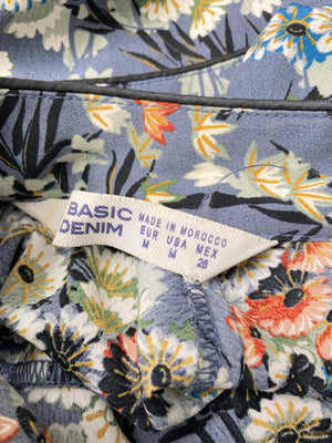 ZARA BASIC/ザラベーシック/ワンピース/ワンピース/ドレス/ブルー/M