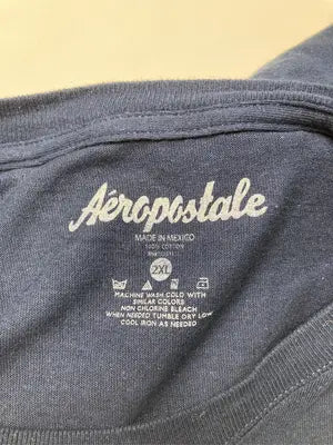 AEROPOSTALE/エアロポスタル/Tシャツ/カットソー/トップス/ネイビー/2XL