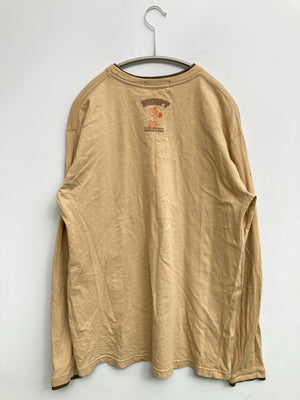 PEANUTS/ピーナッツ/Tシャツ/カットソー/トップス/ベージュ/L