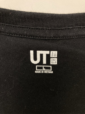 UNIQLO/ユニクロ/Tシャツ/カットソー/トップス/ブラック/L