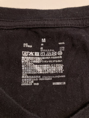 無印良品/ムジルシリョウヒン/Tシャツ/カットソー/トップス/ブラック/M
