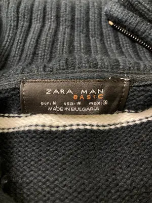 ZARA MAN BASIC/ニット/セーター/トップス/ブラック/M