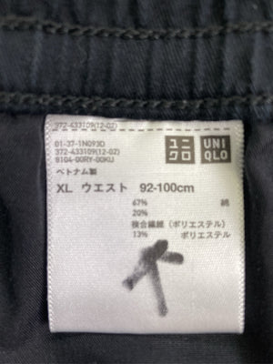 UNIQLO/ユニクロ/ジャージ/トラックパンツ/パンツ/ブラック/沙理エスト92-100cm